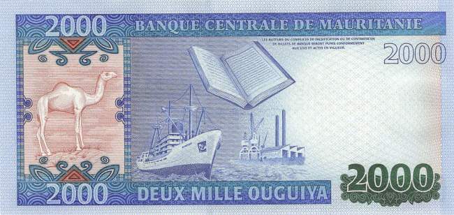 Mauretanien p20 2000 Ouguiya 2011